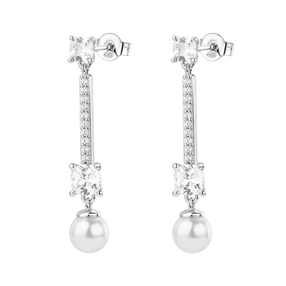 Earrings Brosway Woman FANCY INFINITE WHITE in Silver Cubic Zirconia FIW175 - FIW175